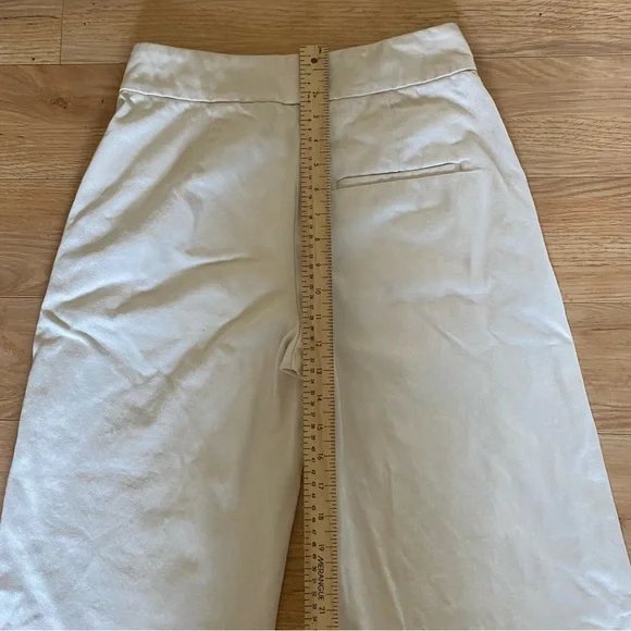 Club Monaco Cream Wide-Leg Jean Trousers - Picture 11 of 16